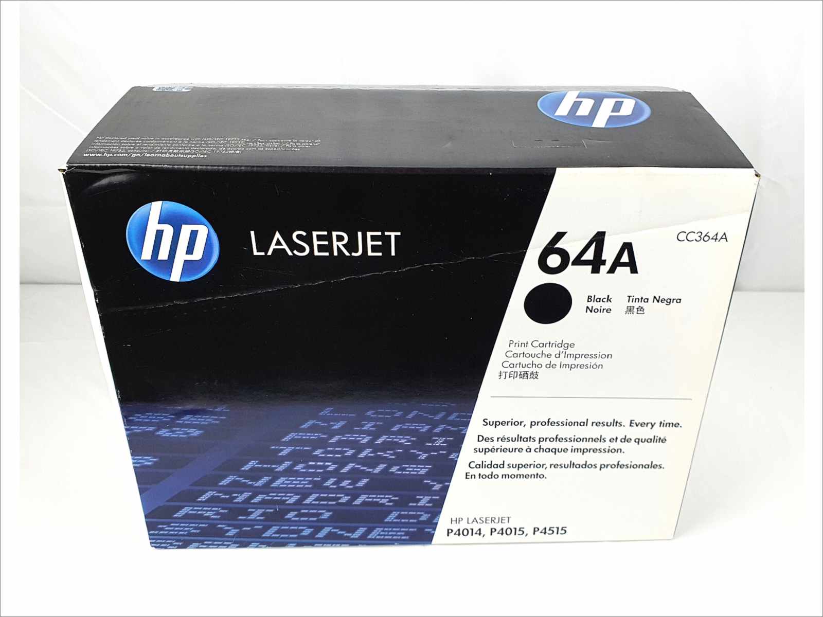 alene morder glemsom Genuine HP 64A CC364A Black Toner Cartridge For HP Laserjet P4014 P4015  P4016 - Computer | Network | Telecom | Lab & medical Equipment