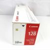 New Genuine Canon 128 Black Toner Cartridge for imageCLASS MF4400, imageCLASS MF4500, imageCLASS MF4700, imageCLASS MF4800, D500 Series FaxPhone L100 , D500 Series FaxPhone L190