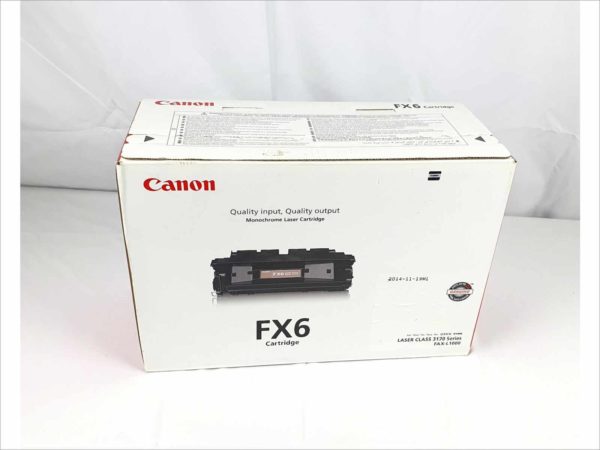 New Genuine Canon FX6 Monochrome Toner Cartridge for Laser CLASS 3170 Series Fax-L1000