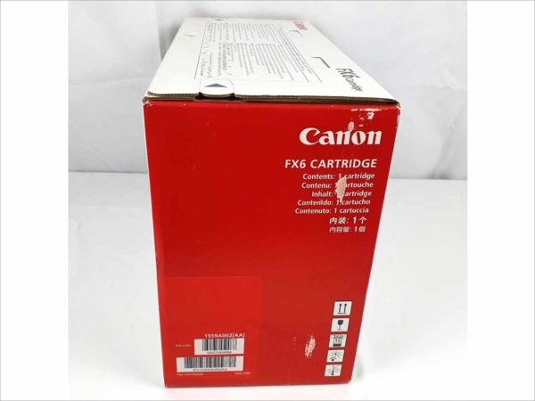 New Genuine Canon FX6 Monochrome Toner Cartridge for Laser CLASS 3170 Series Fax-L1000