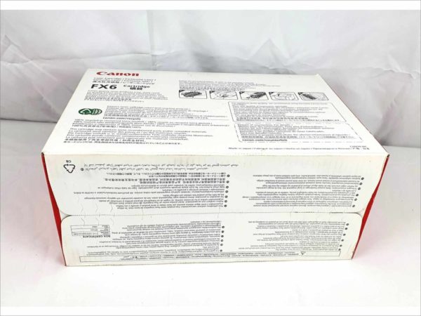 New Genuine Canon FX6 Monochrome Toner Cartridge for Laser CLASS 3170 Series Fax-L1000