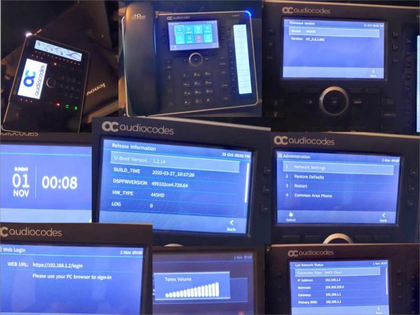 Audiocodes 445HD VoIP Phone Skype / Team Fully Compatible PN GGWV00647