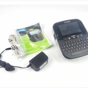 DYMO Label Manager 500TS Label Maker 300DPI Color Touch Screen Label Printer Print crystal-clear graphics barcodes and logos at 300 dpi resolution- TESTED & WORKING