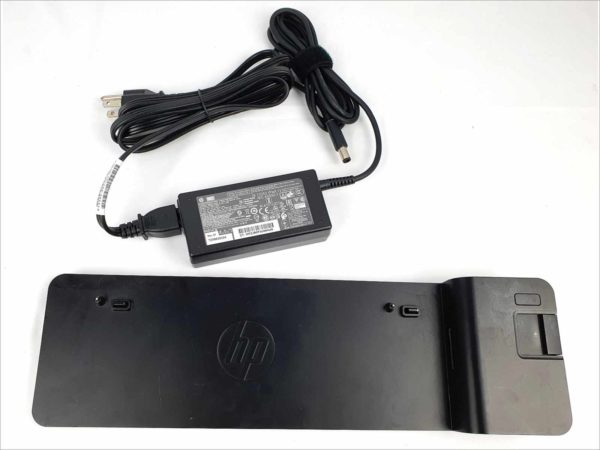 HP HSTNN-IX10 UltraSlim 2013 Elitebook ProBook Folio Docking Station PN D9Y32AA#ABA With 19.5VDC Power Adapter - TESTED & WORKING