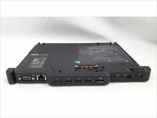 HP HSTNN-W07X 2740 Ultra-Slim Expansion Base Docking Station PN WA995AA#ABA With 19.5VDC Power Adapter - TESTED & WORKING