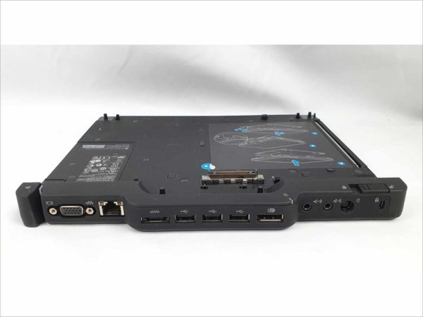HP HSTNN-W07X 2740 Ultra-Slim Expansion Base Docking Station PN WA995AA#ABA With 19.5VDC Power Adapter - TESTED & WORKING