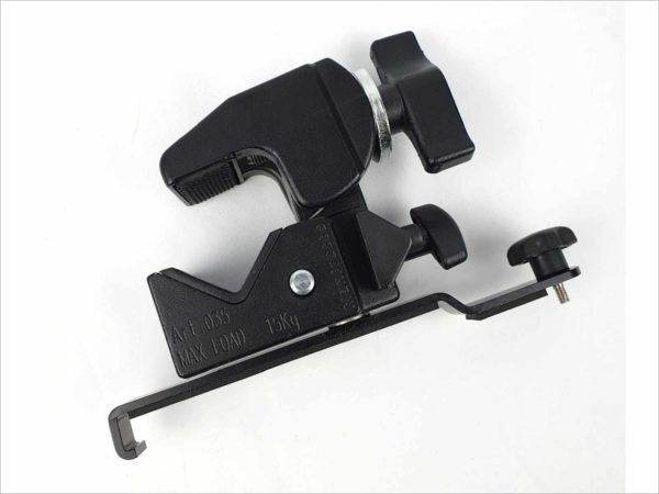 New Manfrotto Art.035 Super Clamp Round Jaw Type Opening 0.5 to 2.1 " Max Load 33.1 lb Black
