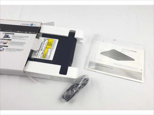 New Samsung SE-208DB/TSBS SE-208 Slim Portable USB External DVD Writer Rewriter Burner Compatible with Laptop Desktop PC Windows Mac