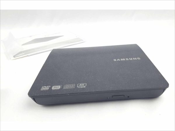 New Samsung SE-208DB/TSBS SE-208 Slim Portable USB External DVD Writer Rewriter Burner Compatible with Laptop Desktop PC Windows Mac