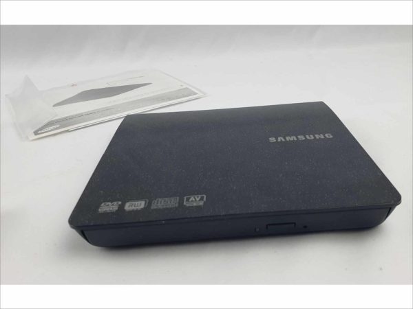 New Samsung SE-208DB/TSBS SE-208 Slim Portable USB External DVD Writer Rewriter Burner Compatible with Laptop Desktop PC Windows Mac