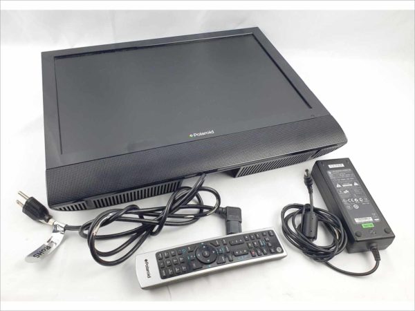 Retro Gaming Polaroid 1913-TDXB 19" LCD 720p HDTV/DVD with Power Supply & Remote Control