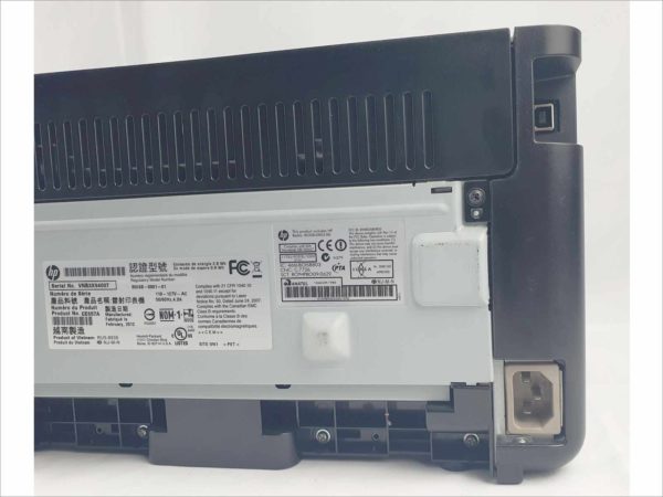 HP LaserJet Pro P1102w Wireless Network Workgroup B&W Laser Printer Page Count 9534 18ppm 1200dpi PN CE657A BOISB-0901-01