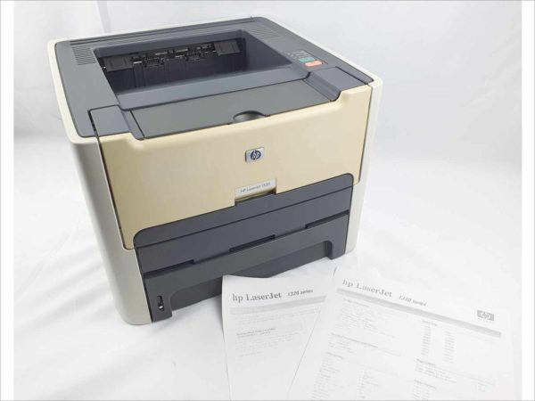 HP LaserJet 1320 USB Workgroup Laser Printer Page Count 538621 21ppm 1200dpi PN Q5927A BOISB-0402-00