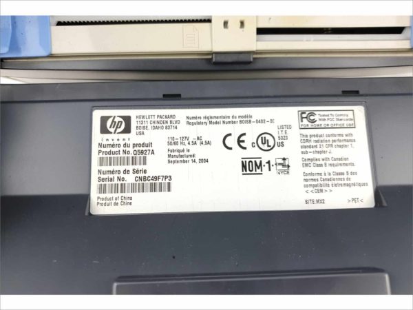 HP LaserJet 1320 USB Workgroup Laser Printer Page Count 538621 21ppm 1200dpi PN Q5927A BOISB-0402-00