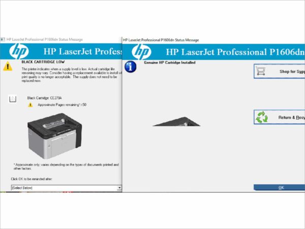 HP LaserJet Pro P1606dn Workgroup Network Duplex Laser Printer Page Count 38500 26ppm 1200dpi PN CE749A BOISB-0902-00