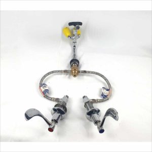 Speakman SEF-1800-CA Eyesaver Laboratory Widespread Faucet with Integrated Eyewash Station Full mounting Kit