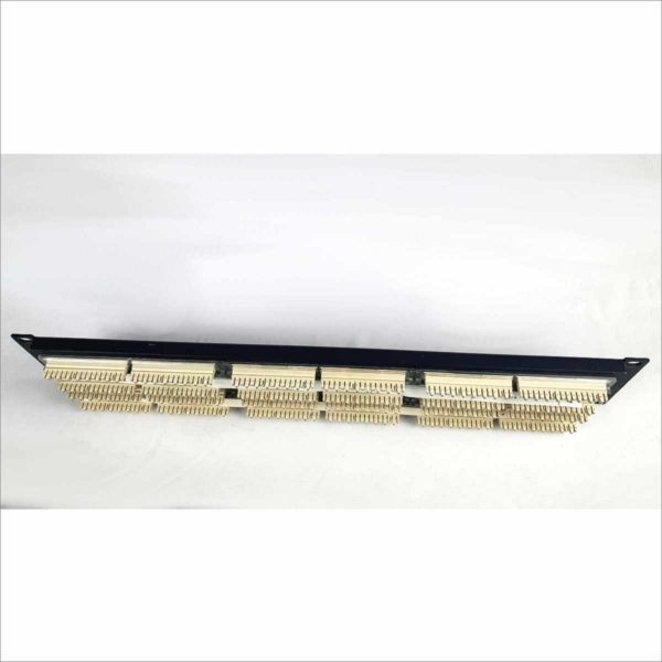 Hubbell P5E48UE Speedgain c5e+ 48-Port Ethernet RJ-45 Cat5e+ Patch Panel 2U 19" Rack Mount