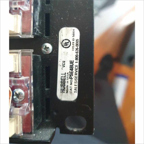 Hubbell P5E48UE Speedgain c5e+ 48-Port Ethernet RJ-45 Cat5e+ Patch Panel 2U 19" Rack Mount
