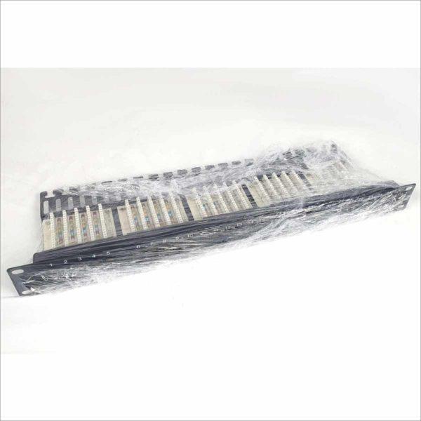 Steren CAT5e 50 Port Ethernet RJ-45 Patch panel Category 5 1U 19" Rack Mount