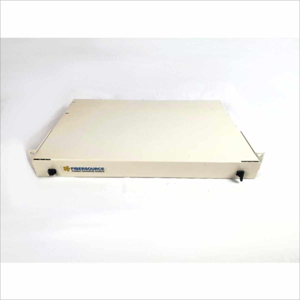 FiberSource 6735-1RU Combination Patch & Splice Panel 24Port Optic Fiber Sliding 1U 19" Rack Mount Patch Panel