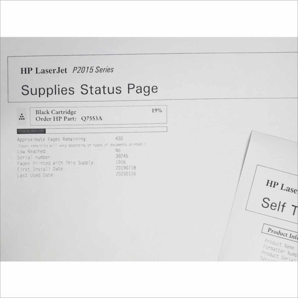 HP LaserJet P2015d USB Workgroup Laser Printer Page Count 23K 1200dpi 26ppm BOISB-0602-00 CB367A