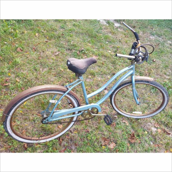 Huffy Cranbrook 56472K 18" Frame 27" Wheel 1 Speed Women blue Cruiser Bike Bicycle