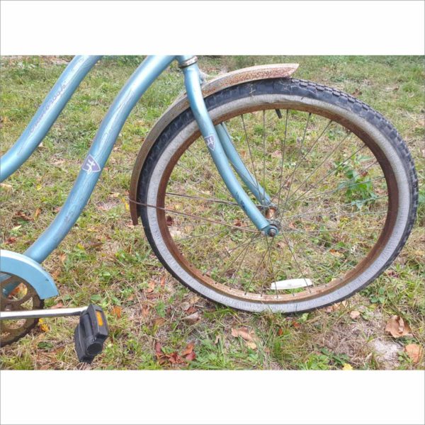 Huffy Cranbrook 56472K 18" Frame 27" Wheel 1 Speed Women blue Cruiser Bike Bicycle