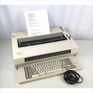 Vintage IBM Wheelwriter 1500 by Lexmark 6783-011 Electric Electronic Type Writer