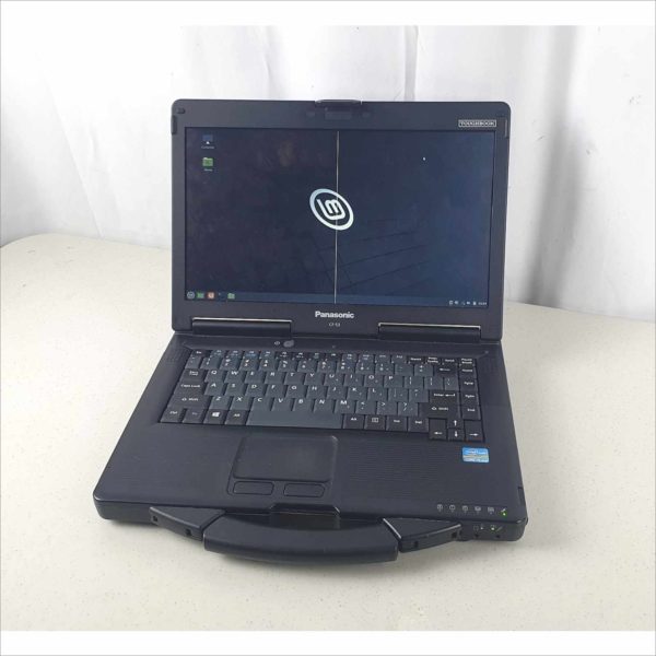 Panasonic Toughbook CF-53S MK3 Business industrial Rugged Laptop 14" 4GB RAM intel i5-3340U CPU 2.70GHz Linux Mint 128GB SSD