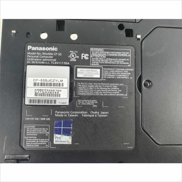 Panasonic Toughbook CF-53S MK3 Business industrial Rugged Laptop 14" 4GB RAM intel i5-3340U CPU 2.70GHz Linux Mint 128GB SSD