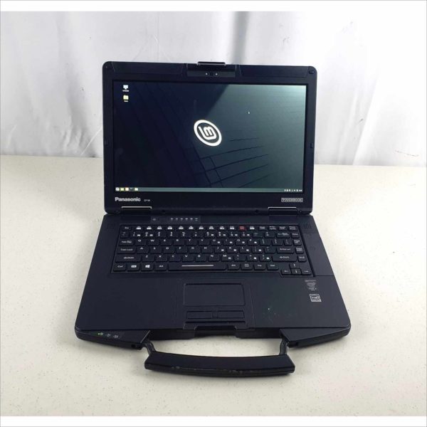 Panasonic Toughbook CF-54 MK2 Business industrial Rugged Laptop 14" 8GB RAM intel i5-6300U CPU 2.40GHz Linux Mint 256GB SSD Grade A