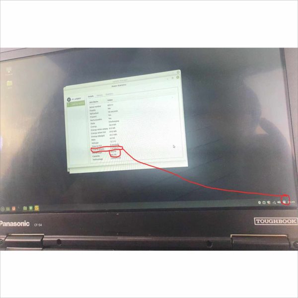 Panasonic Toughbook CF-54 MK2 Business industrial Rugged Laptop 14" 8GB RAM intel i5-6300U CPU 2.40GHz Linux Mint 256GB SSD Touchscreen Grade A