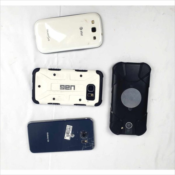 Lot of 4x Phone Kyocera Duraforce Pro 2 E6920 Samsung S6 Samsung S3