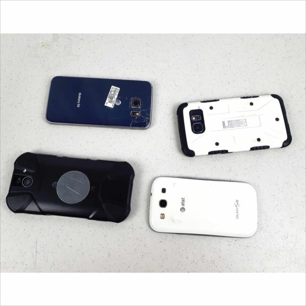 Lot of 4x Phone Kyocera Duraforce Pro 2 E6920 Samsung S6 Samsung S3