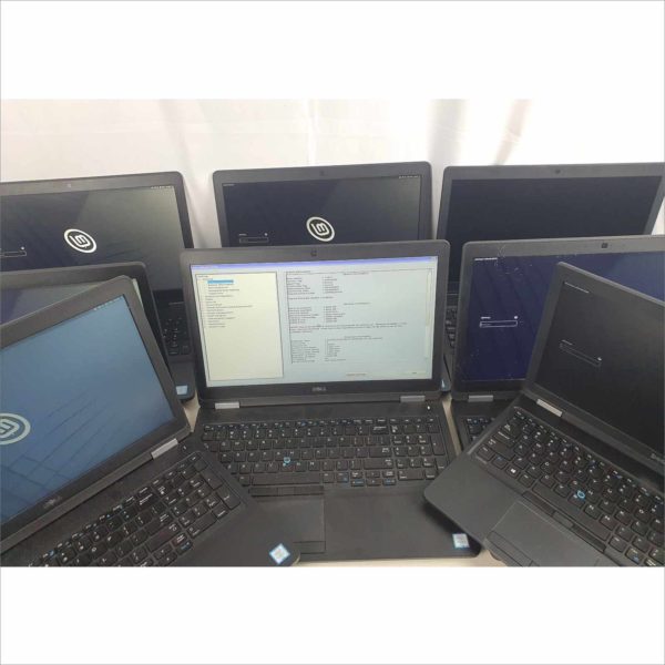 Lot Of 8x Dell Latitude 5570 Business Laptop 15.6" 8GB RAM intel i5-6440HQ CPU 2.60GHz 120GB Storage With Linux Mint