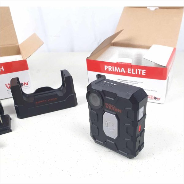 Safety Vision Prima Elite Wireless Body Worn Camera In-Car Video Integration 1080p Video Resolution 135° Field of View 64GB