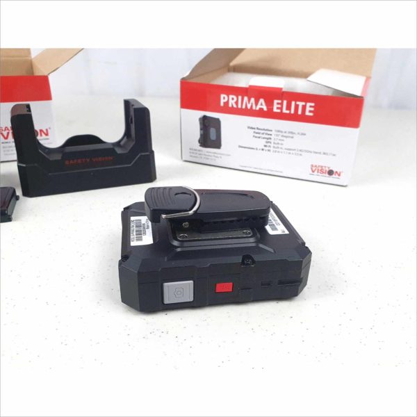 Safety Vision Prima Elite Wireless Body Worn Camera In-Car Video Integration 1080p Video Resolution 135° Field of View 64GB