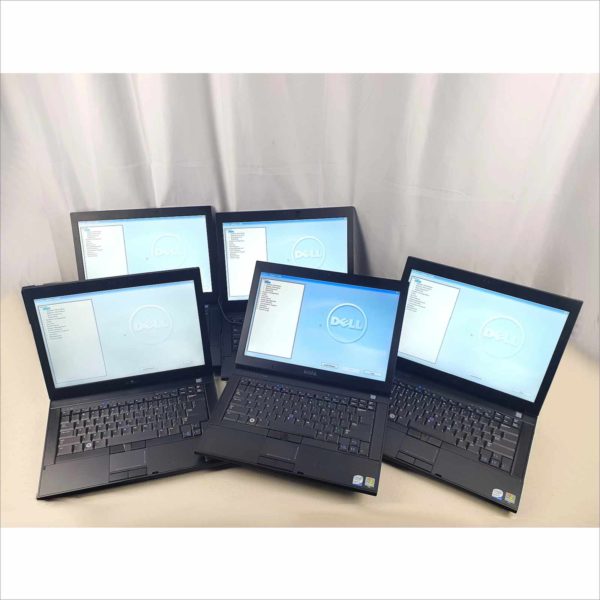 Lot of 5x Dell Latitude E6400 Business Laptop 14" 2GB RAM intel Core 2 Due CPU P8700 2.53GHz No Storage X463M