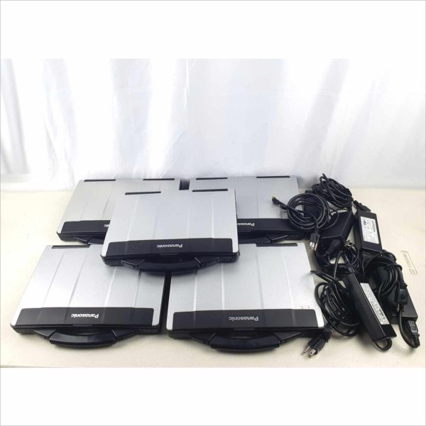 Lot of 5x Panasonic Toughbook CF-53J MK2 Business industrial Rugged Laptop 14" 8GB RAM intel i5-3320M CPU 2.60GHz 512GB Linux Mint