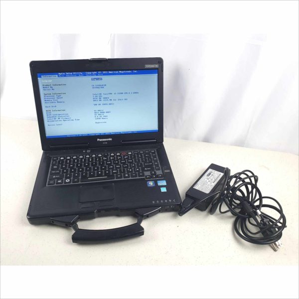 Lot of 5x Panasonic Toughbook CF-53J MK2 Business industrial Rugged Laptop 14" 8GB RAM intel i5-3320M CPU 2.60GHz 512GB Linux Mint