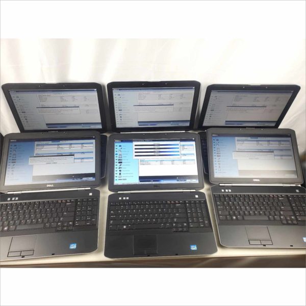 Lot of 10x Dell Latitude E5520 Business Laptop 15.6" 4GB RAM intel i5-2540M CPU 2.60GHz 60GB SSD Storage