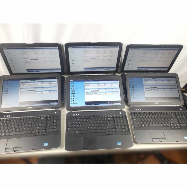 Lot of 10x Dell Latitude E5520 Business Laptop 15.6" 4GB RAM intel i5-2540M CPU 2.60GHz 60GB SSD Storage