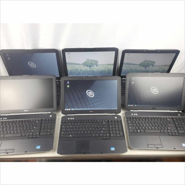 Lot of 10x Dell Latitude E5520 Business Laptop 15.6" 4GB RAM intel i5-2540M CPU 2.60GHz 60GB SSD Storage