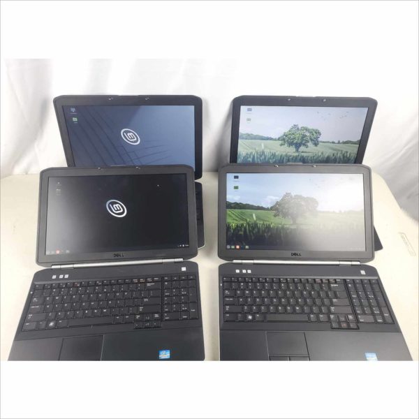 Lot of 10x Dell Latitude E5520 Business Laptop 15.6" 4GB RAM intel i5-2540M CPU 2.60GHz 60GB SSD Storage
