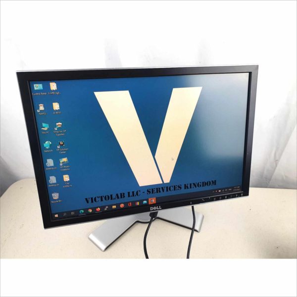 Dell 2407WFPb 24" Rotating UltraSharp LCD Monitor Silver With Stand