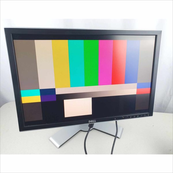 Dell 2407WFPb 24" Rotating UltraSharp LCD Monitor Silver With Stand