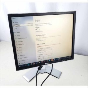 Dell 1908FPt 19" Full screen LCD Monitor Silver With Stand