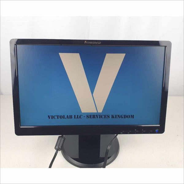Lenovo 6318-HB1 18.5" Wide LCD Monitor Black 100 - 240VAC 50/60Hz With Stand