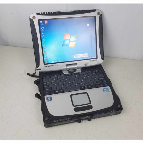 Panasonic Toughbook CF-19 MK5 (CF-19ADDUAX1M) Business industrial Rugged Laptop 10.4" 4GB RAM intel i5-2520M CPU 2.50GHz Touchscreen 60GB Windows 7 Pro