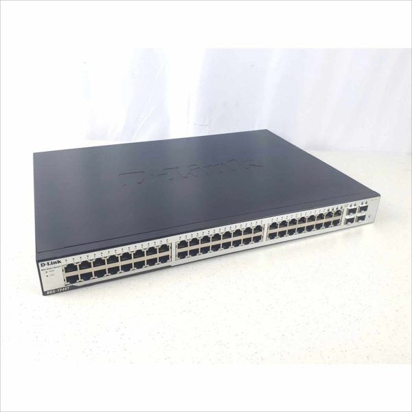 D-Link Web Smart DGS-1248T 48 port Gigabit managed switch desktop rack-mountable